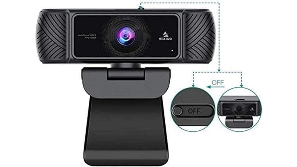 1080p webcam with microphone