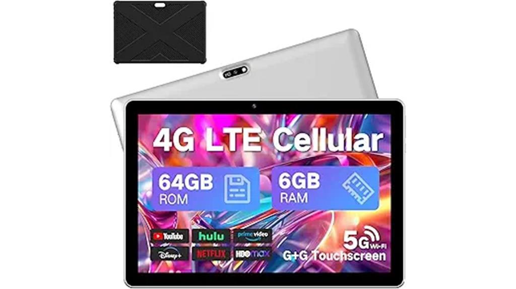 10 1 inch 4g lte tablet