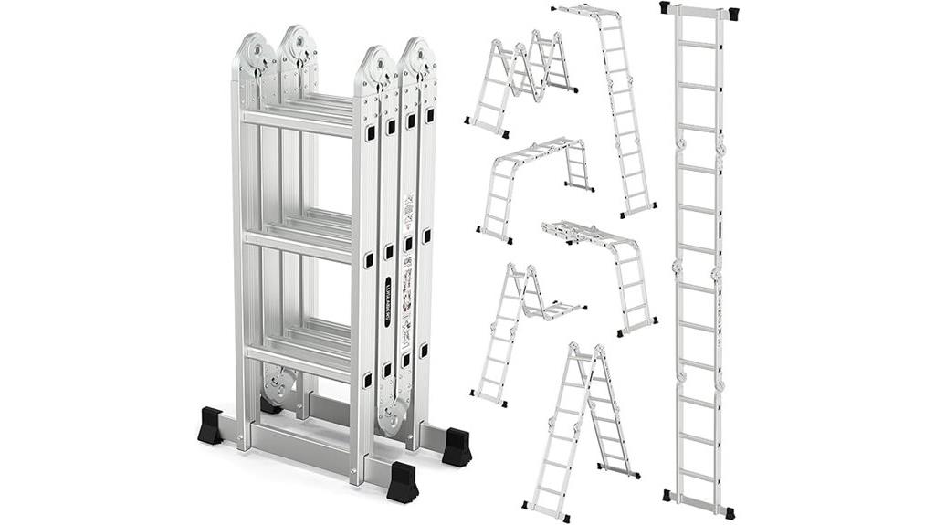 12 5 ft aluminum ladder