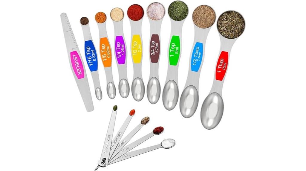 14 piece stainless spoons