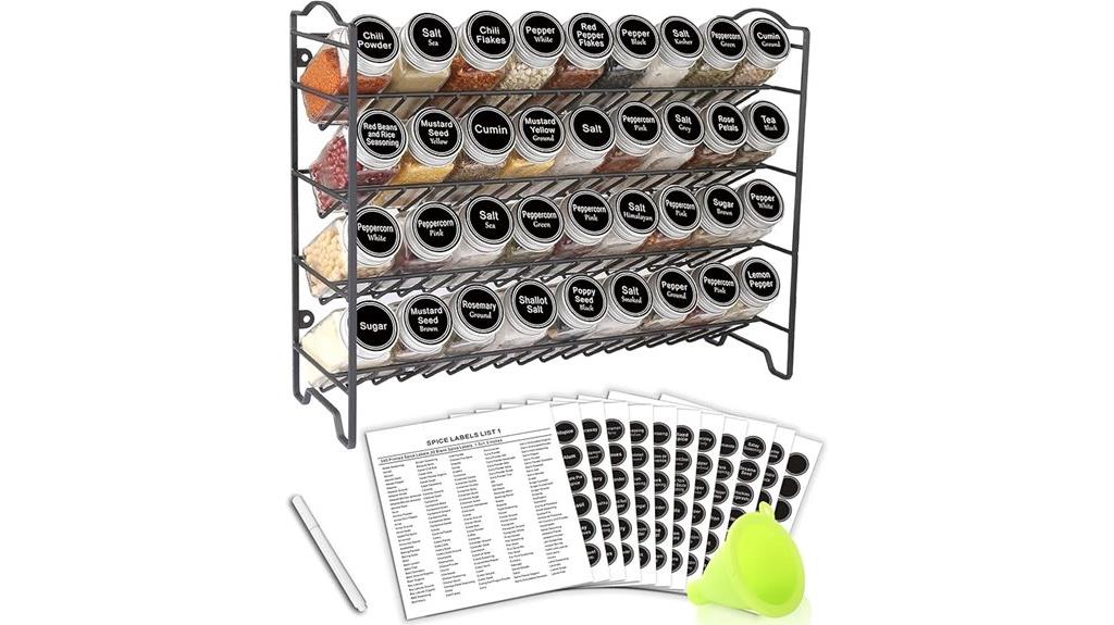 36 jar spice rack