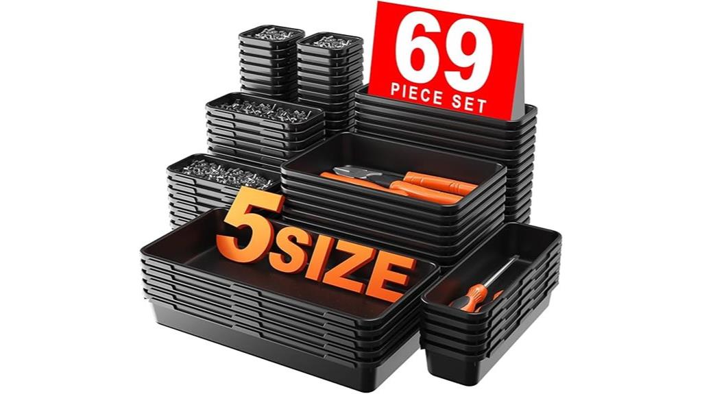 69 piece toolbox dividers