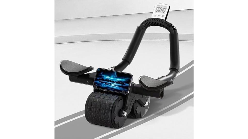ab roller wheel with timer