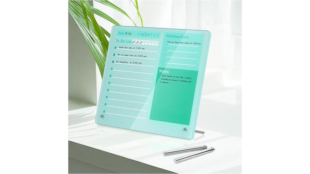 acrylic dry erase board