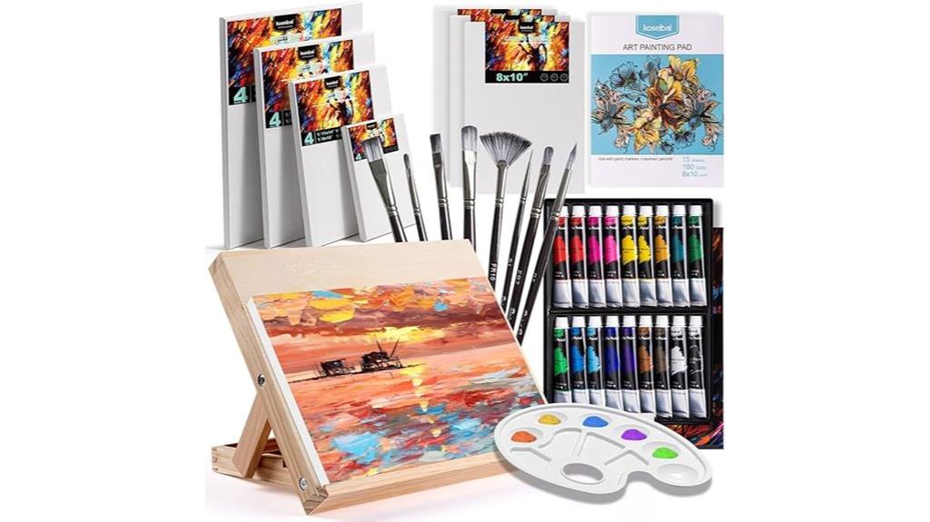 acrylic painting supplies kit