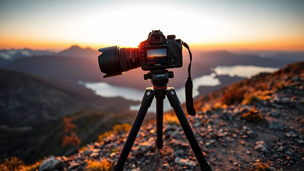 adjust tripod for sharp images