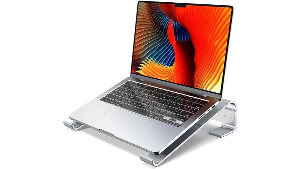 adjustable aluminum laptop riser