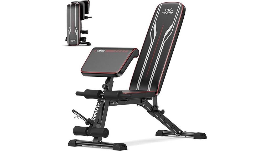adjustable bench with attachments
