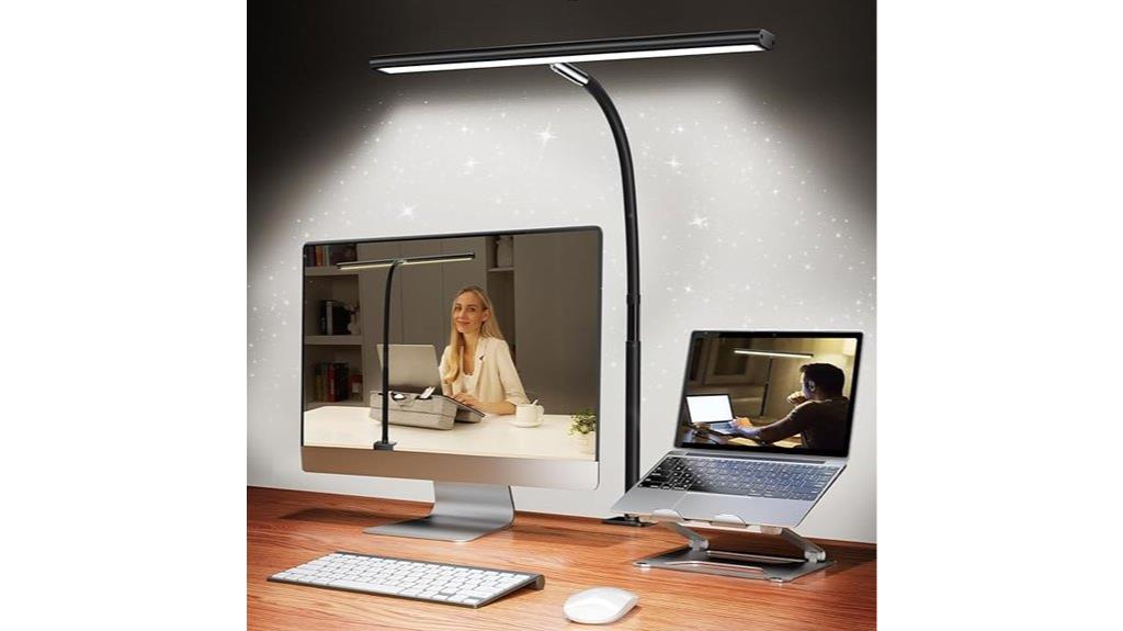adjustable clamp desk lamp