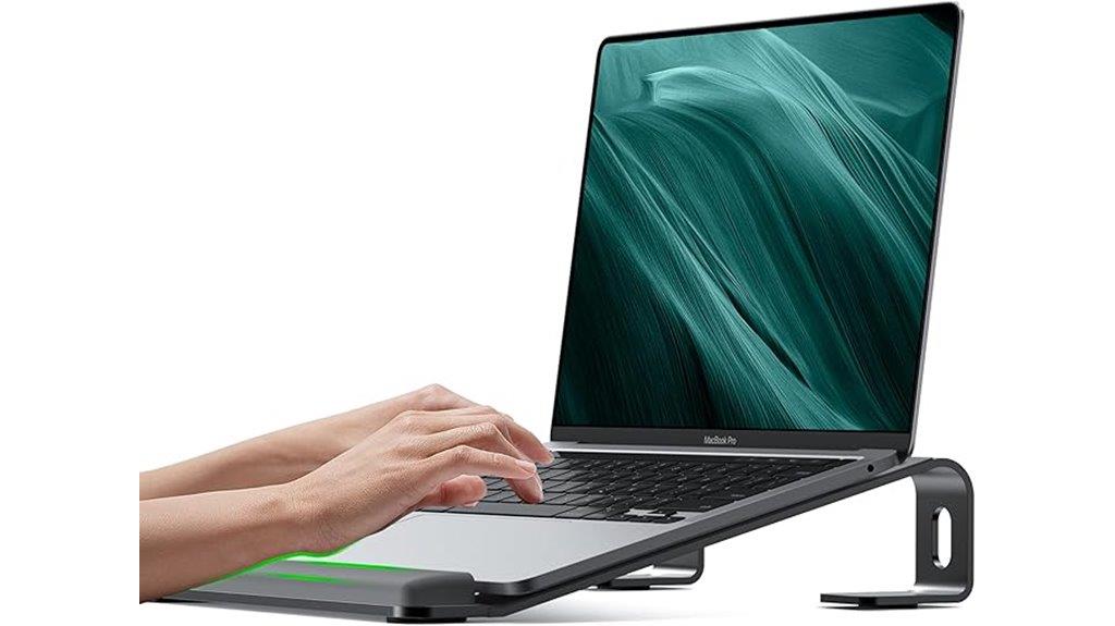 adjustable desk laptop stand