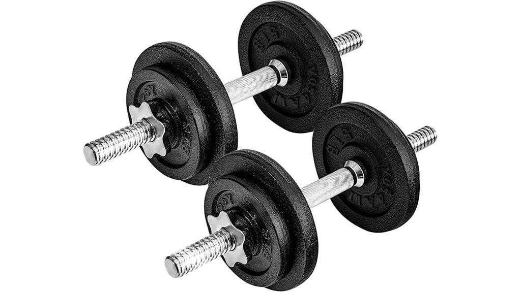 adjustable dumbbell weight set