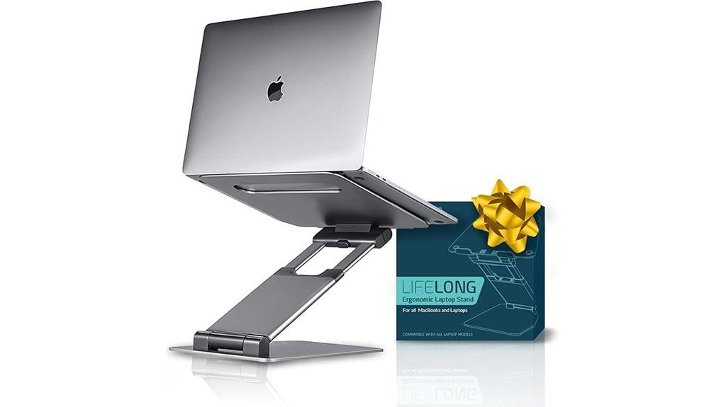 adjustable ergonomic laptop stand
