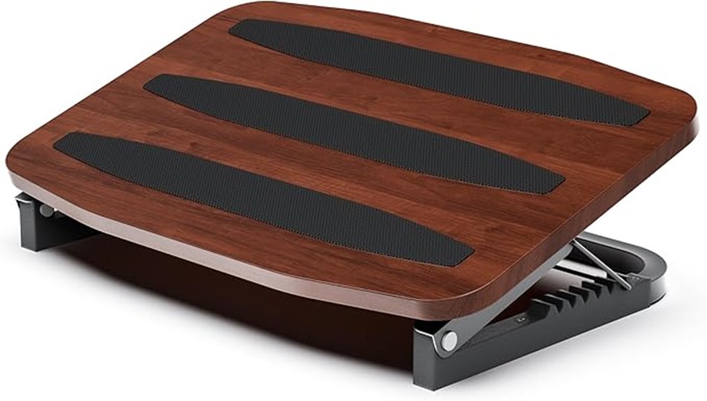 adjustable foot stool angles