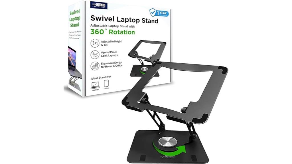 adjustable laptop desk stand