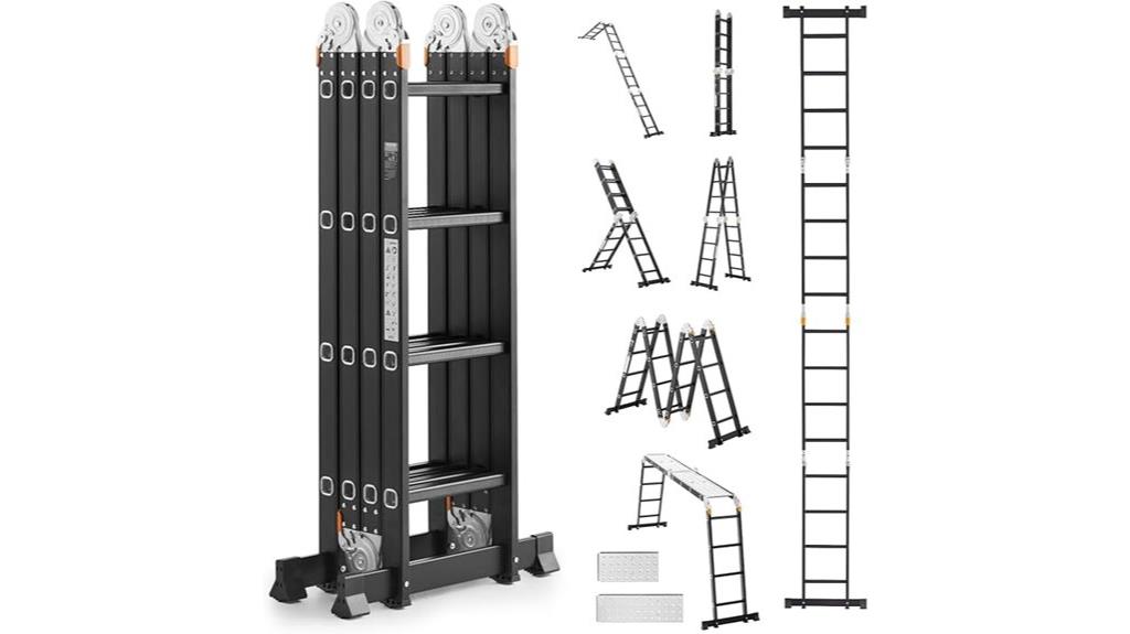 adjustable multi functional ladder