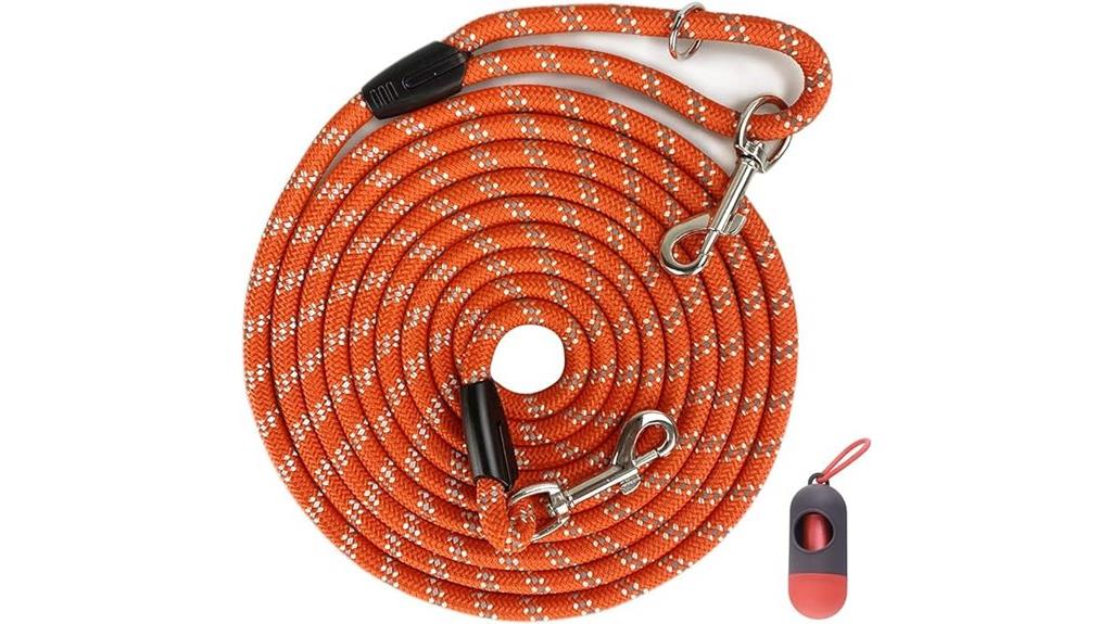 adjustable reflective long leash