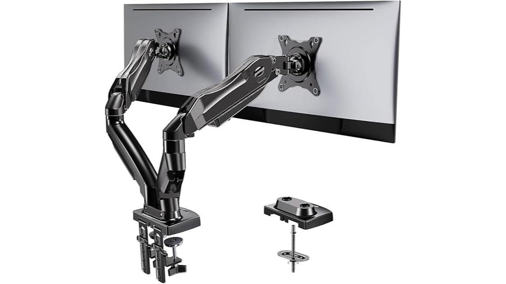 adjustable vesa dual monitor
