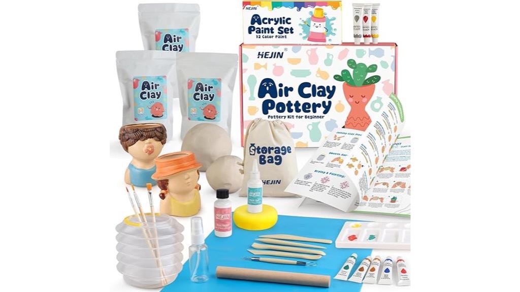 adult air dry clay kit