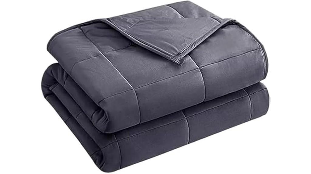 adult grey 20lb blanket