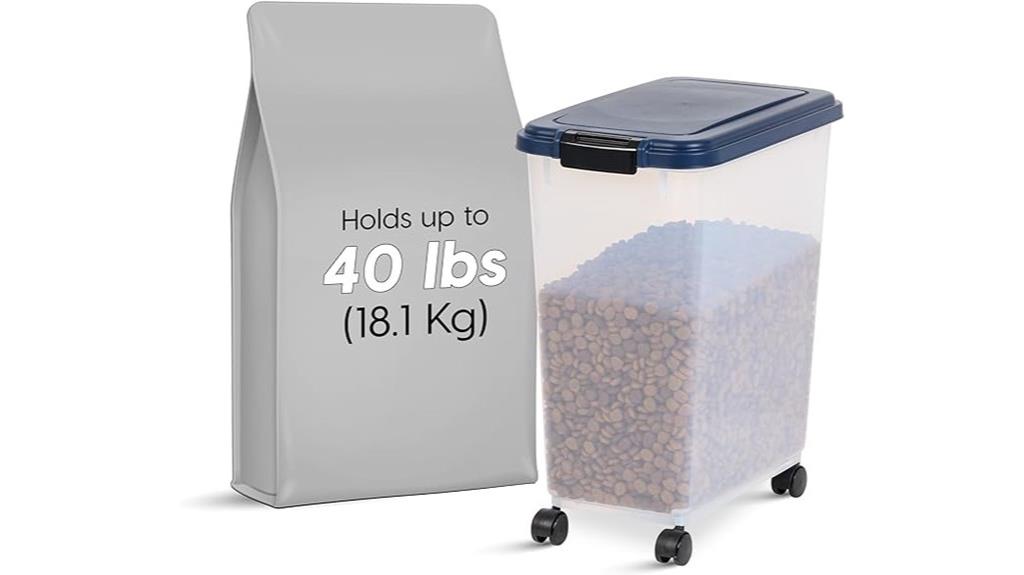 airtight dog food container
