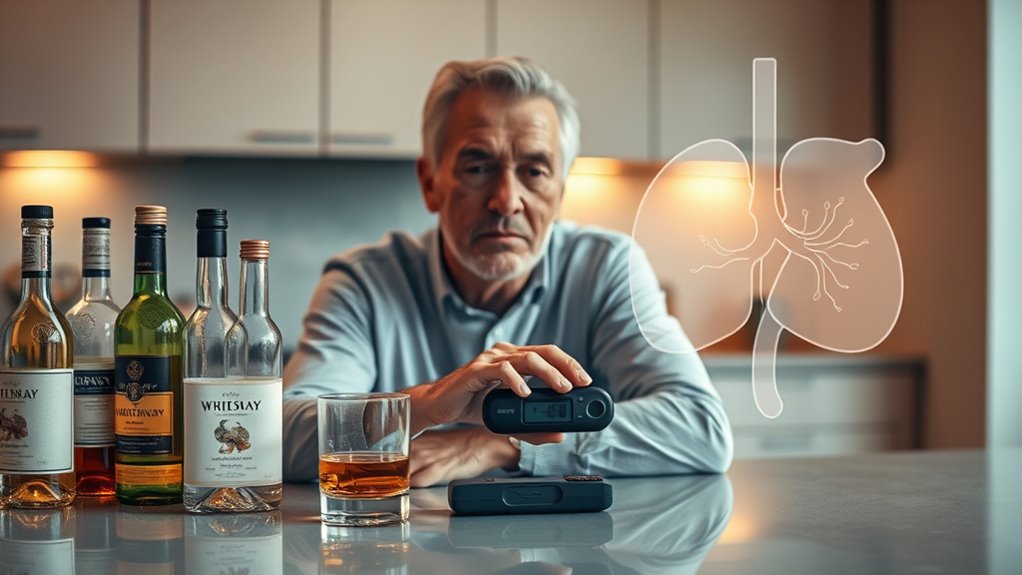 alcohol impairs liver metabolism