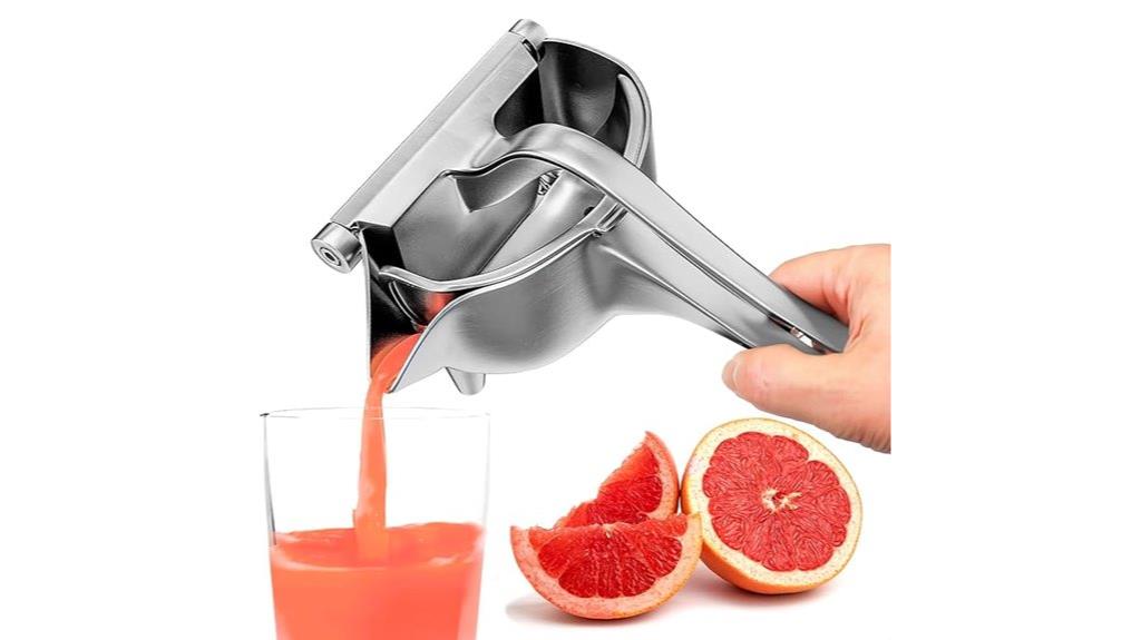 aluminum manual hand juicer