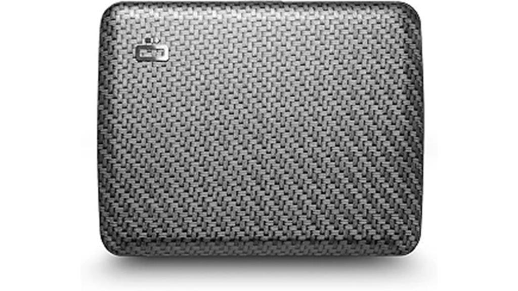 aluminum rfid wallet lock