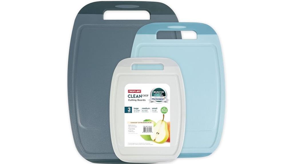 antimicrobial cutting board set