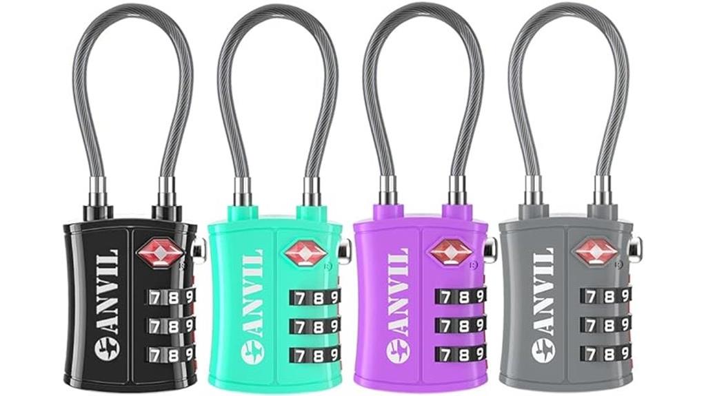 approved tsa luggage locks
