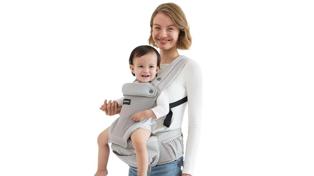 baby carrier with hip seat