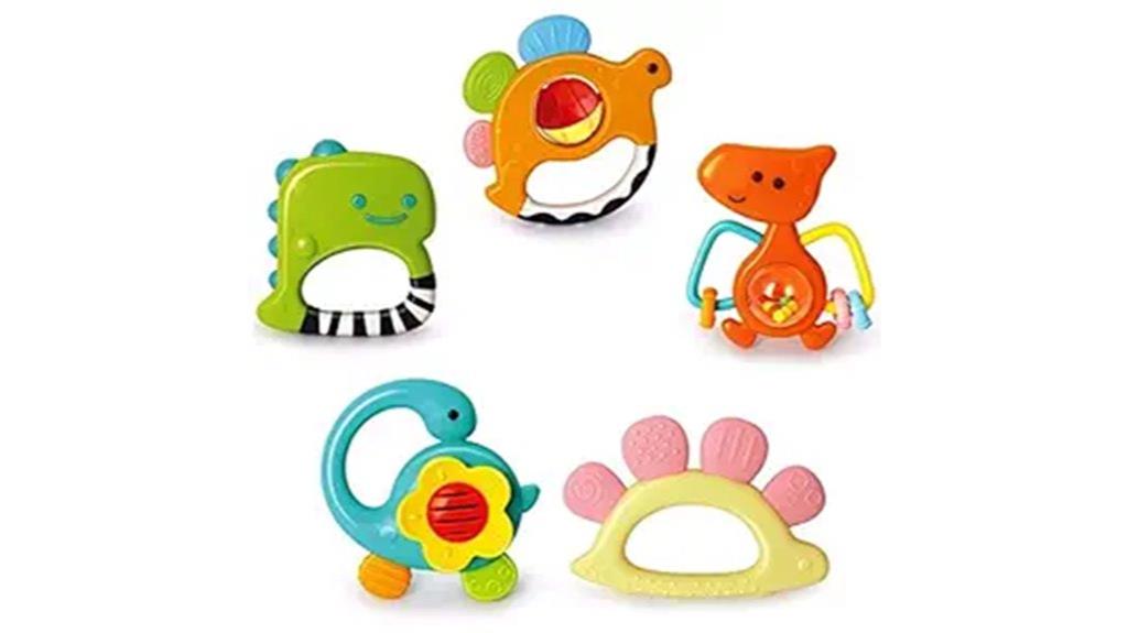 baby rattle with teether
