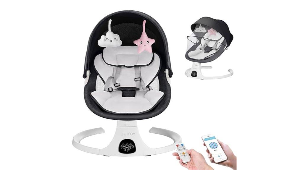 baby swing with bluetooth