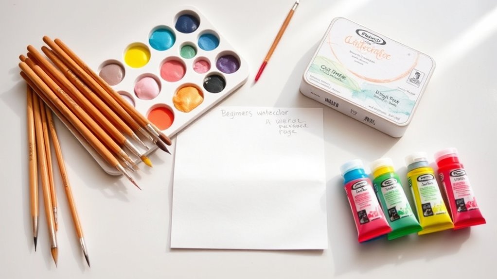 basic watercolor supplies essentials