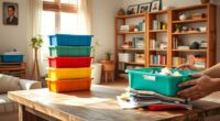 begin home decluttering process