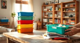 begin home decluttering process