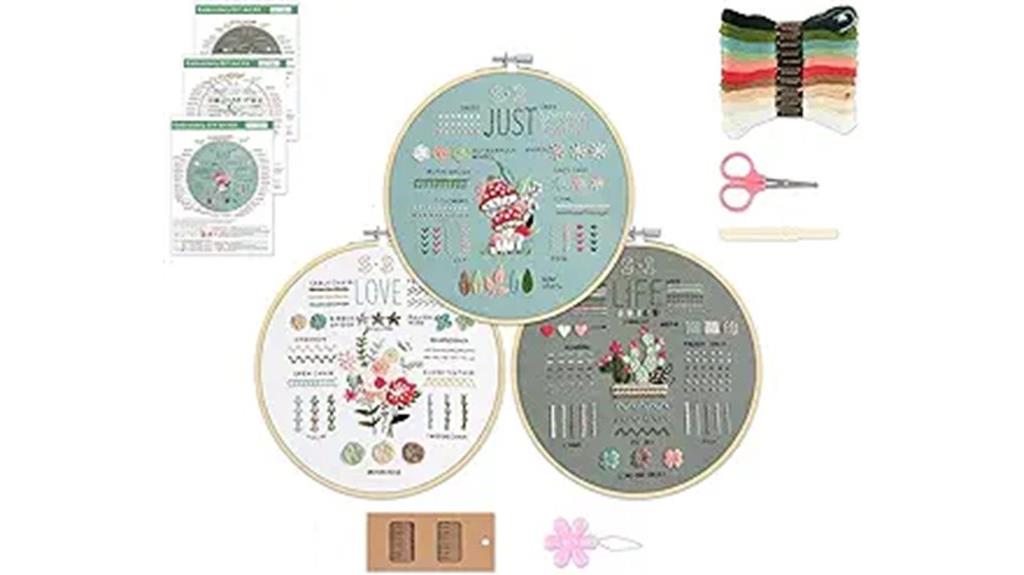 beginner embroidery kit sets