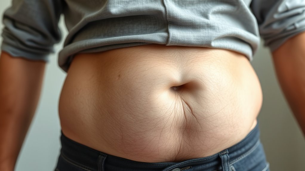 belly fat increases heart risk
