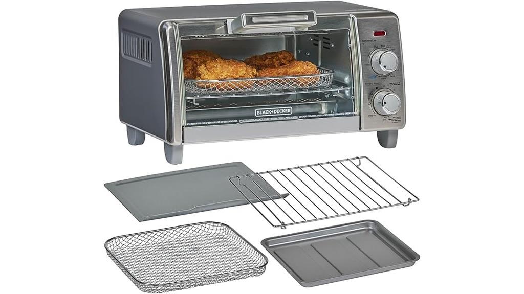 black decker 4 slice air fryer