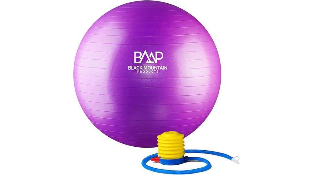 black mountain yoga ball