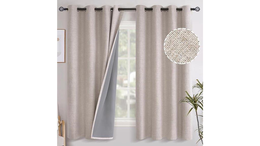blackout bedroom curtain panels