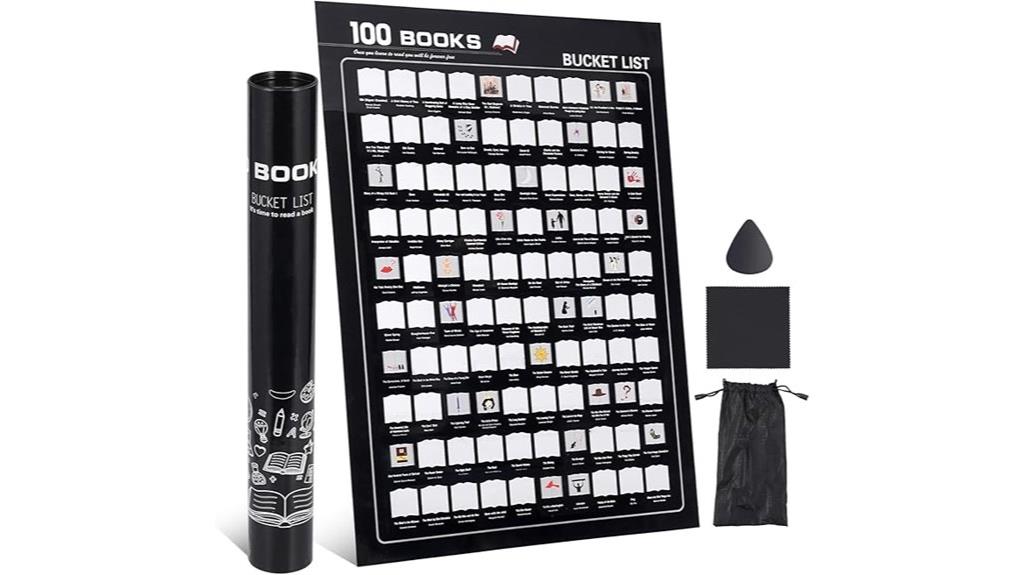 book lover s scratch off chart