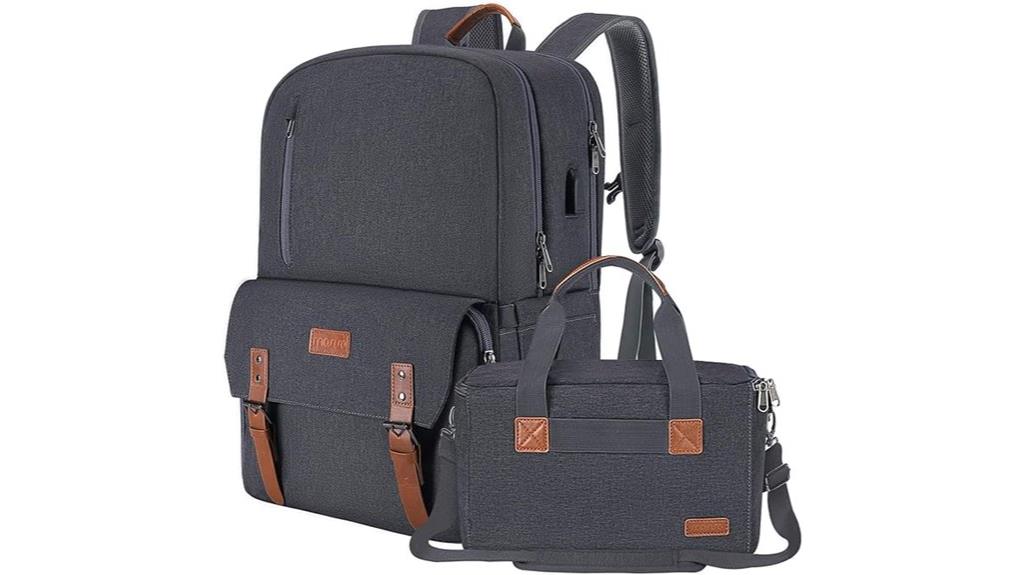 camera backpack with usb
