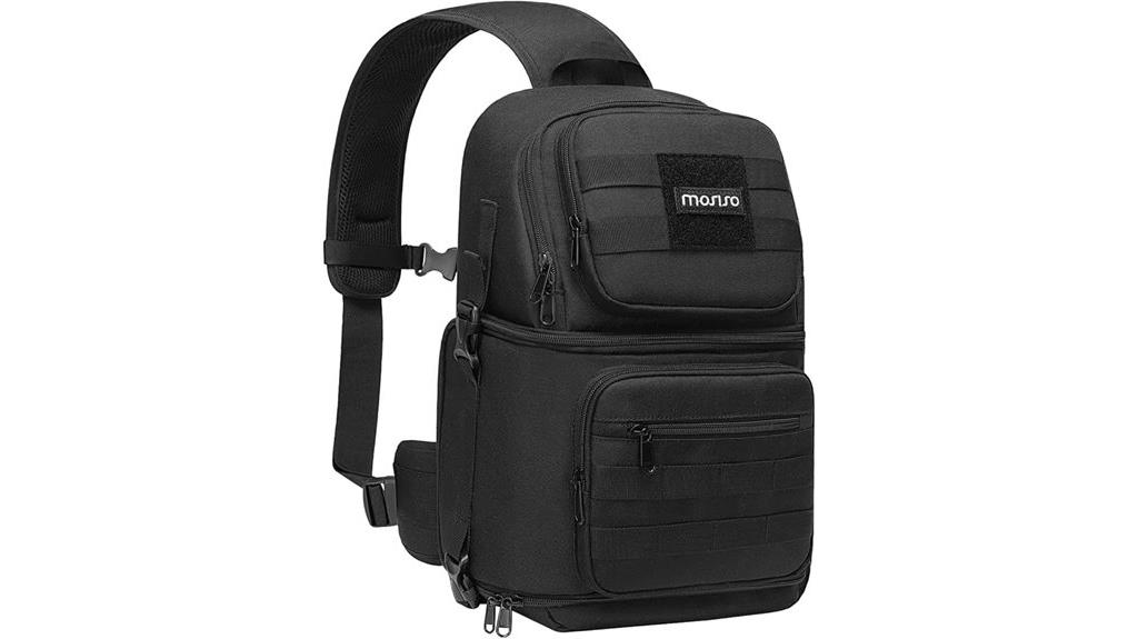 camera sling bag with tripod