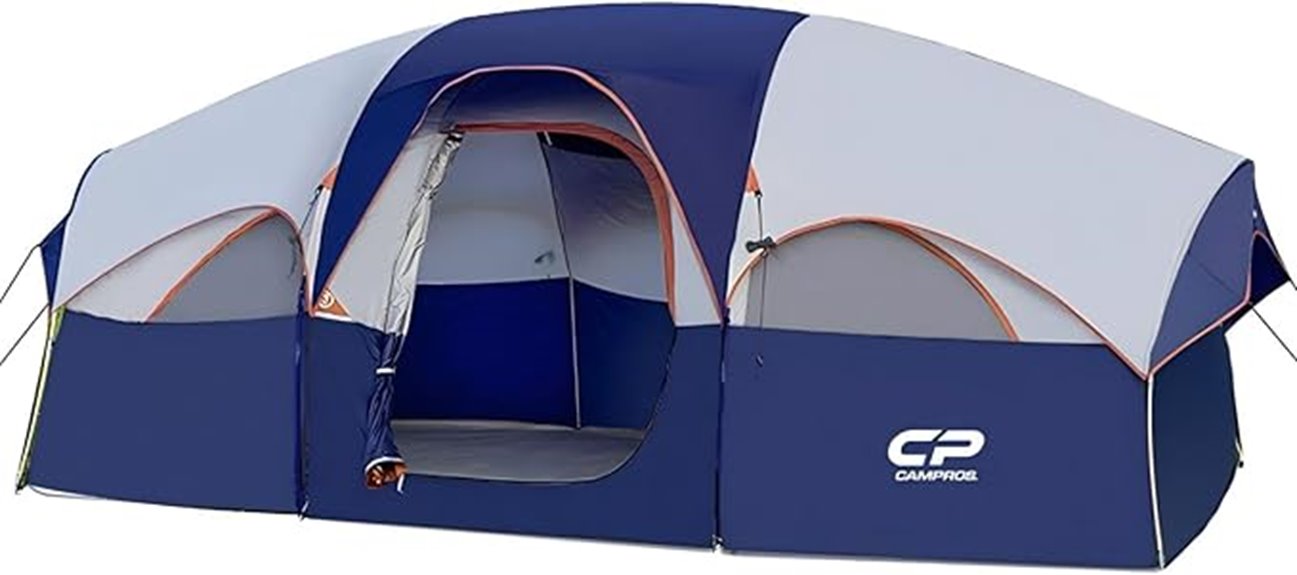 campros 8 person camping tent