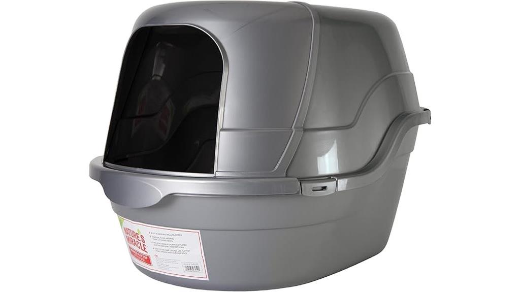 cat litter box with hood
