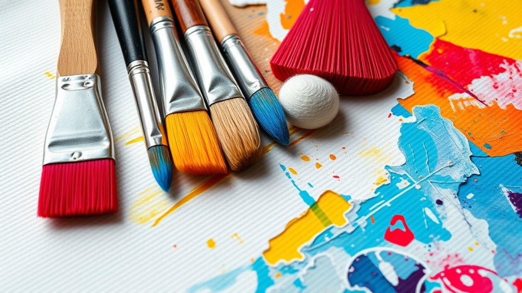 choose appropriate brush types