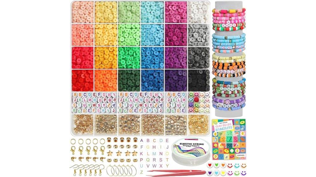 clay beads bracelet kit