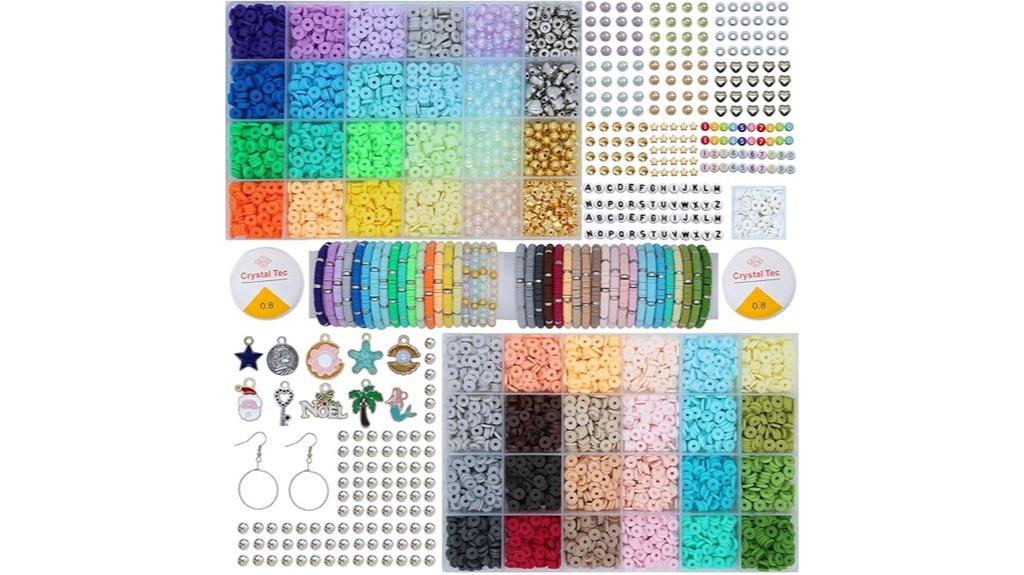 clay beads bracelet kit