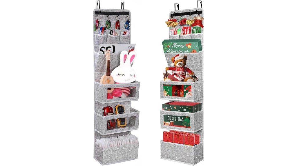 clear window door organizer
