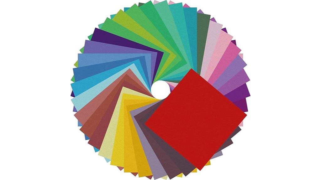 colorful double sided origami paper